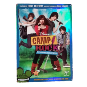 4/$20 Disney Camp Rock Extendes Rock Star Edition Jonas Bros Demi Lovato DVD